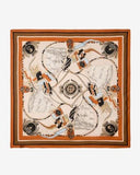 Lyra Nautical Design Silk Square 100