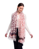 Alina Animal Print Wool Modal Scarf
