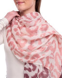 Alina Animal Print Wool Modal Scarf