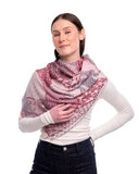 AYA Layered Motifs Design Merino Wool Scarf