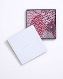 AYA Layered Motifs Design Merino Wool Scarf