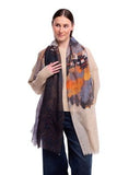 Pioneer Vintage Inspired Wool Silk Scarf