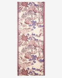 Aven Toile-Style Scenic Village Print Wool Silk Cashmere Scarf