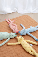 Sabu Hand-Crocheted Cotton Snow Leopard Toy With Rattle