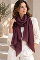 Simone Merino Wool Silk Scarf