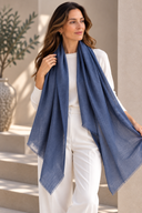 Simone Merino Wool Silk Scarf