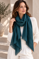 Simone Merino Wool Silk Scarf