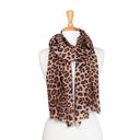 Jaguar Wool Silk Scarf