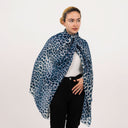 Jaguar Wool Silk Scarf