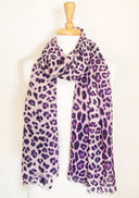 Jaguar Wool Silk Scarf