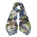 Parker Leaf Pure Wool Modal Scarf