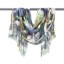 Parker Leaf Pure Wool Modal Scarf