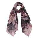 Folio Leaf Merino Wool Modal Scarf