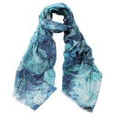 Folio Leaf Merino Wool Modal Scarf