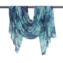 Folio Leaf Merino Wool Modal Scarf
