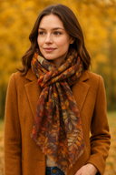 Carmela Wool Modal Scarf Spice
