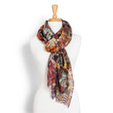 Carmela Wool Modal Scarf Spice