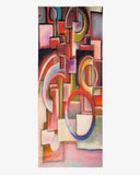 Festival Abstract Pure Merino Wool Scarf
