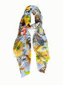 Lilly Pilly Hand Printed Merino Wool Silk Scarf