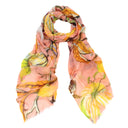 Lilly Pilly Hand Printed Merino Wool Silk Scarf
