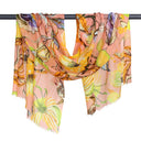 Lilly Pilly Hand Printed Merino Wool Silk Scarf