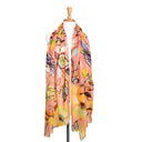 Lilly Pilly Hand Printed Merino Wool Silk Scarf