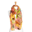 Lilly Pilly Hand Printed Merino Wool Silk Scarf