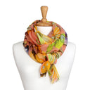 Lilly Pilly Hand Printed Merino Wool Silk Scarf