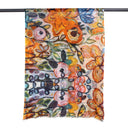 Fleur Hand-Printed Merino Wool Silk Scarf