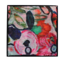 Fleur Hand-Printed Merino Wool Silk Scarf