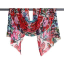 Fleur Hand-Printed Merino Wool Silk Scarf
