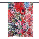 Fleur Hand-Printed Merino Wool Silk Scarf