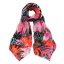 Protea Flower Merino Wool Silk Scarf