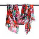 Protea Flower Merino Wool Silk Scarf