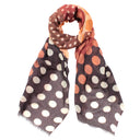 Futura Chequered Spot Merino Wool Silk Scarf