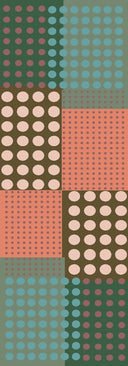 Futura Chequered Spot Merino Wool Silk Scarf