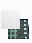 Futura Chequered Spot Merino Wool Silk Scarf