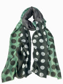 Futura Chequered Spot Merino Wool Silk Scarf