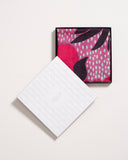 Joie Abstract Floral Print Wool Silk Scarf