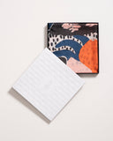 Joie Abstract Floral Print Wool Silk Scarf