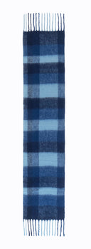 Lumi Woven Plaid Pattern Wool Mohair Chunky Scarf