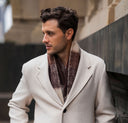 Lumi Woven Plaid Pattern Wool Mohair Chunky Scarf