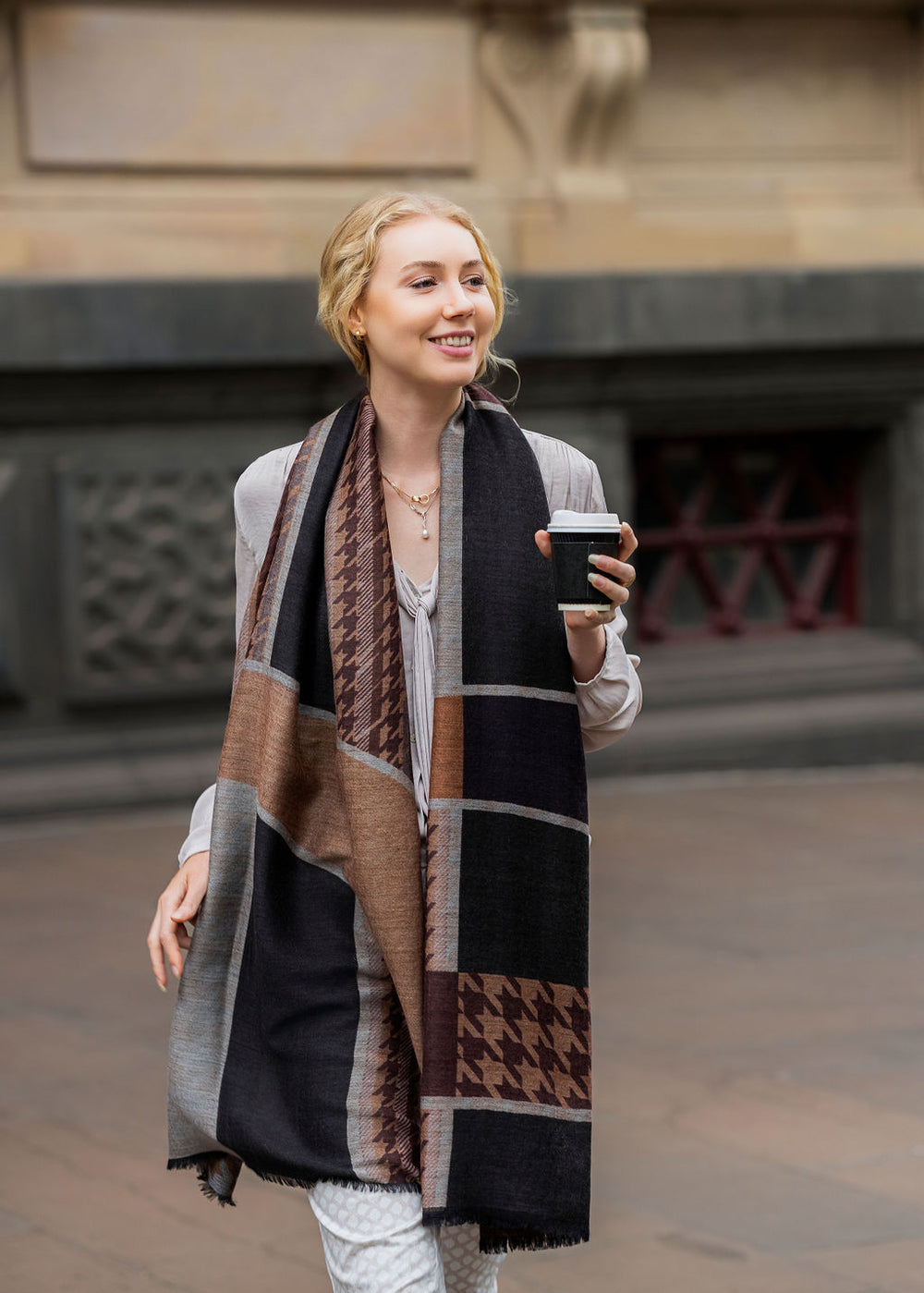 DLUX scarf and textile accessory development