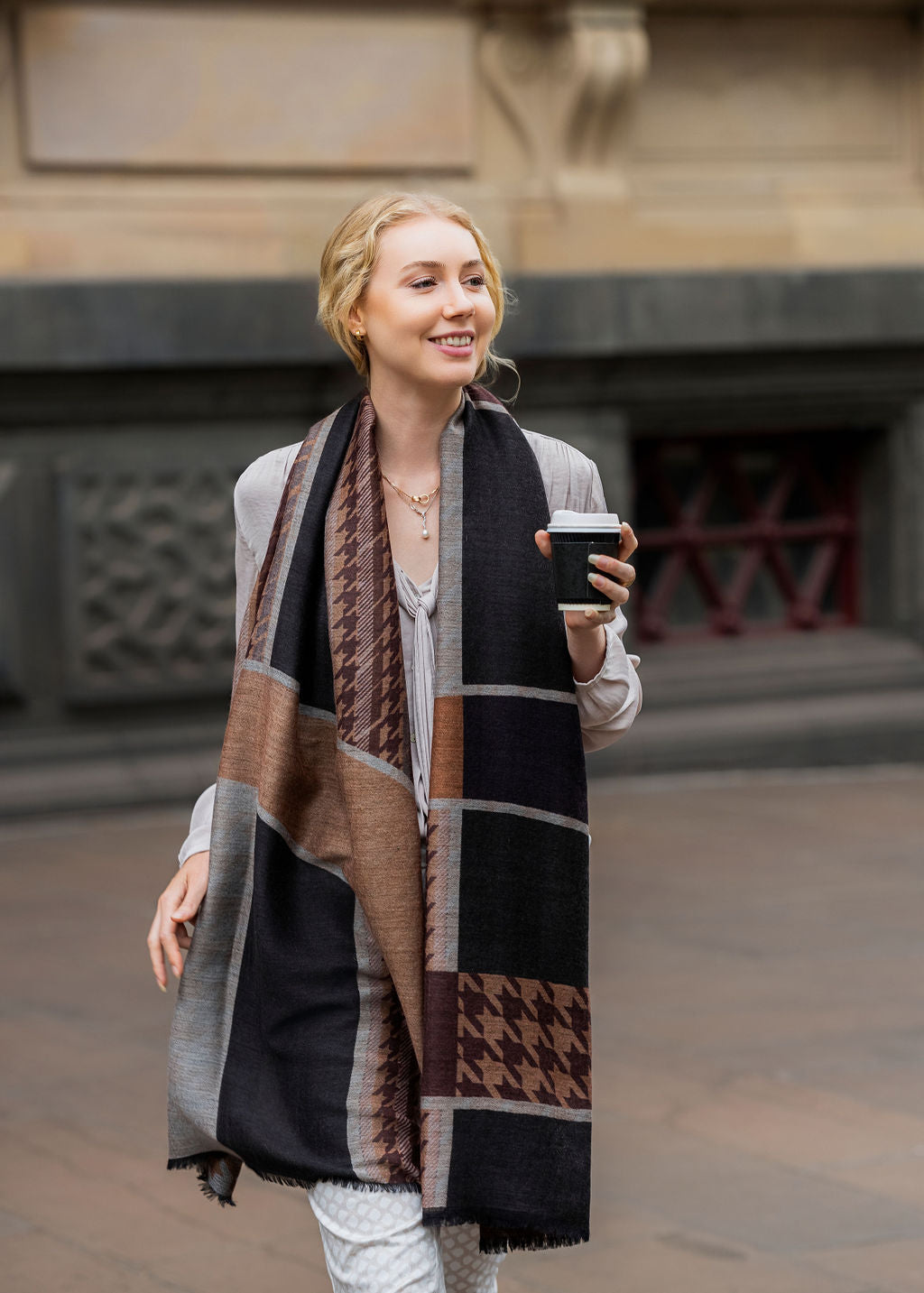 DLUX scarf design and private label capability