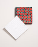Pixel Micro-check Print Wool Modal Scarf