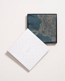 Dahlia Floral Print Pure Merino Wool Scarf