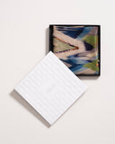 Sienna Chevron Design Embroidered Pure Wool Scarf