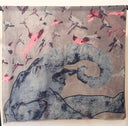 Harmony Hand-printed Pure Wool Scarf
