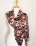 Ash Hand Printed Modal Cashmere Scarf Special Edition