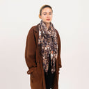 Ash Hand Printed Modal Cashmere Scarf Special Edition